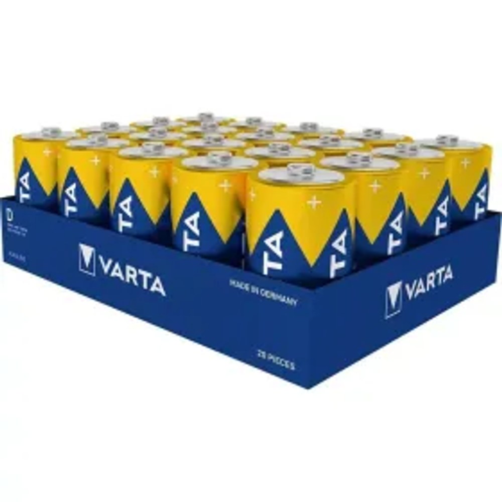 VARTA alkalická baterie R20 (Typ D) Industrial Pro 20 ks