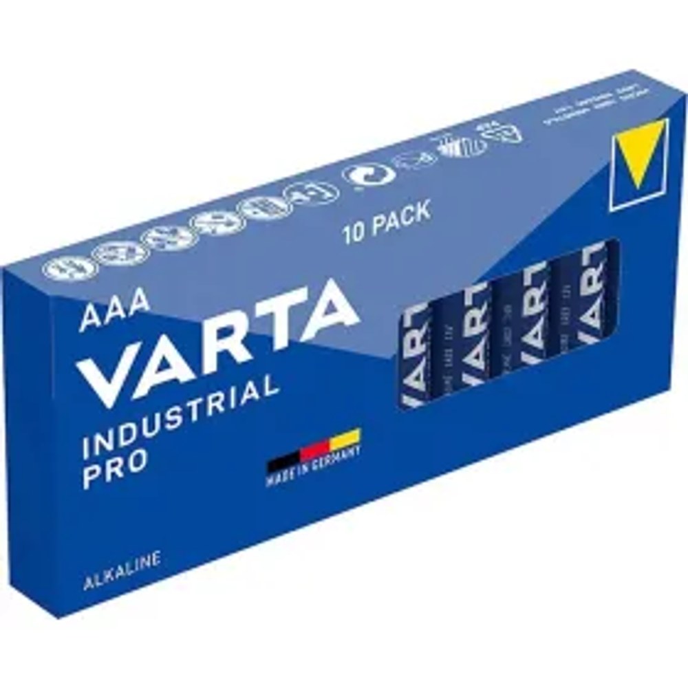VARTA alkalická baterie R3 (AAA) Industrial Pro 10 ks