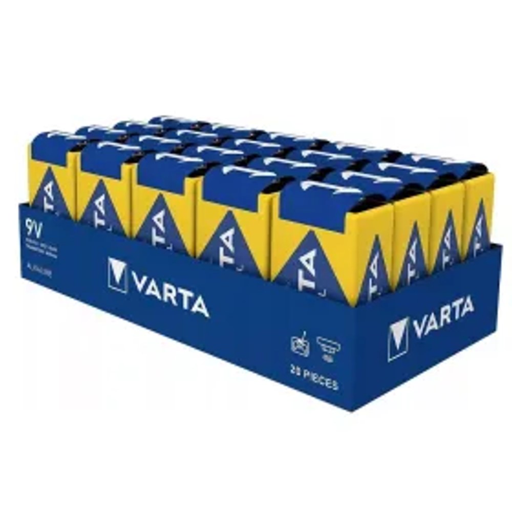 VARTA alkalická baterie R9 (6LR61) 9V Industrial Pro 20 ks