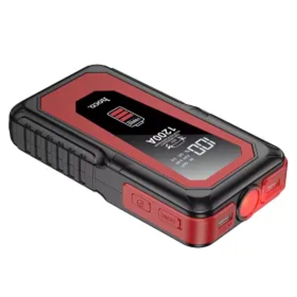 HOCO powerbanka 10000 mAh s nouzovým startérem do auta 2,4A 18W QS3 černá
