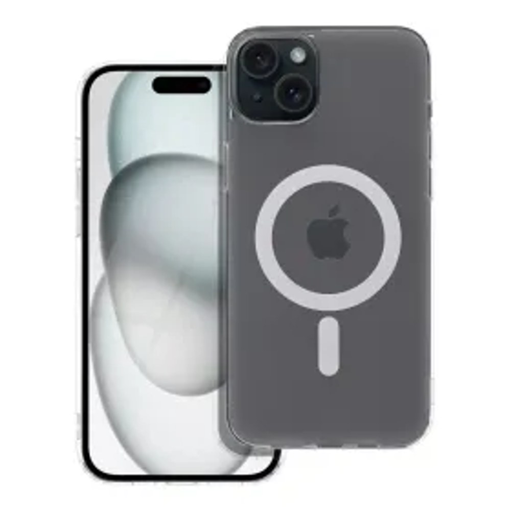 Kryt Frost Mag kompatibilní s MagSafe pro IPHONE 15 PLUS průhledný