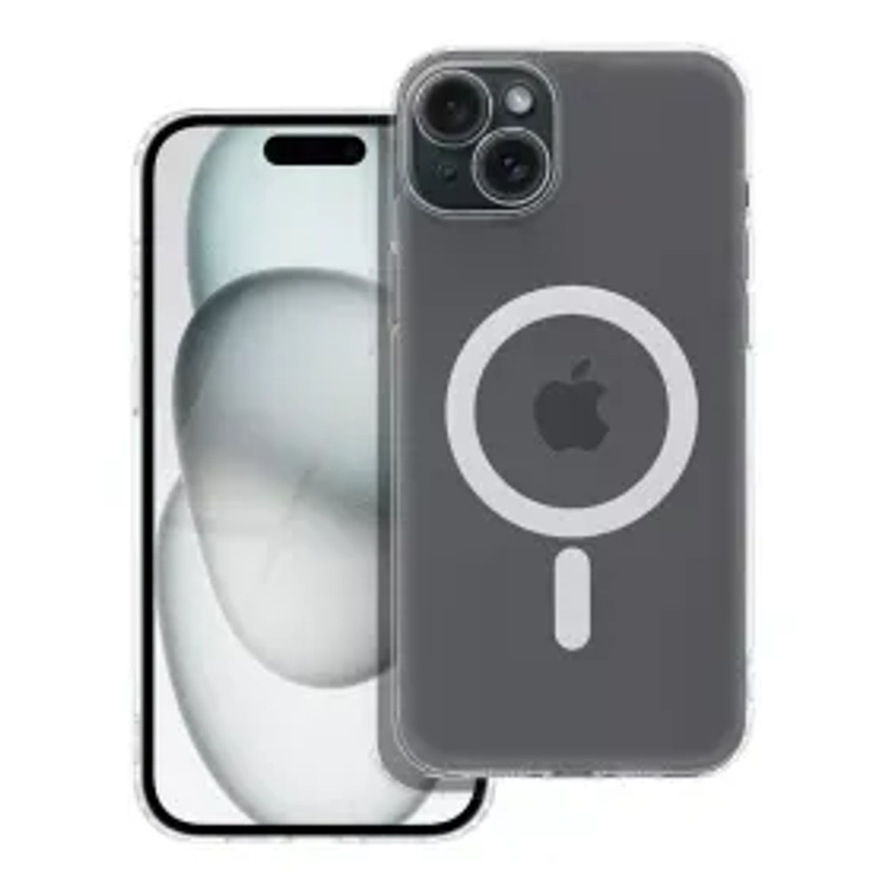 Kryt Frost Mag s ochranou fotoaparátu kompatibilní s MagSafe pro IPHONE 15 PLUS průhledný