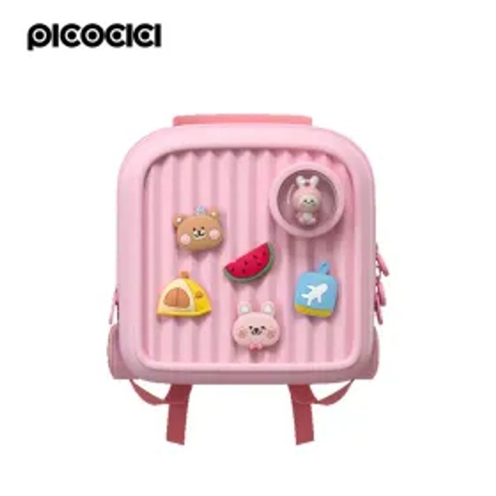 PICOCICI Mały plecak podróżny K33 różowy