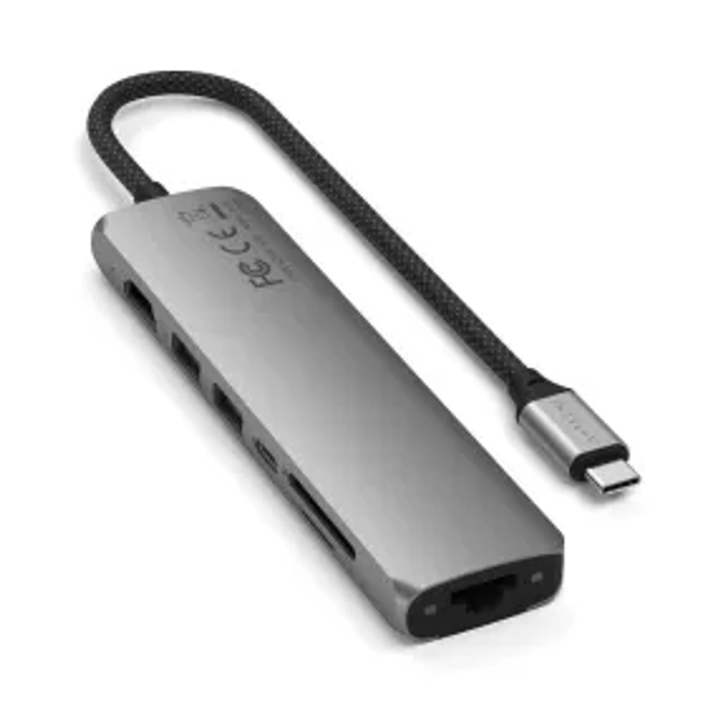 SATECHI adaptér HUB 7v1 Typ C ST-P7SM vesmírně šedý