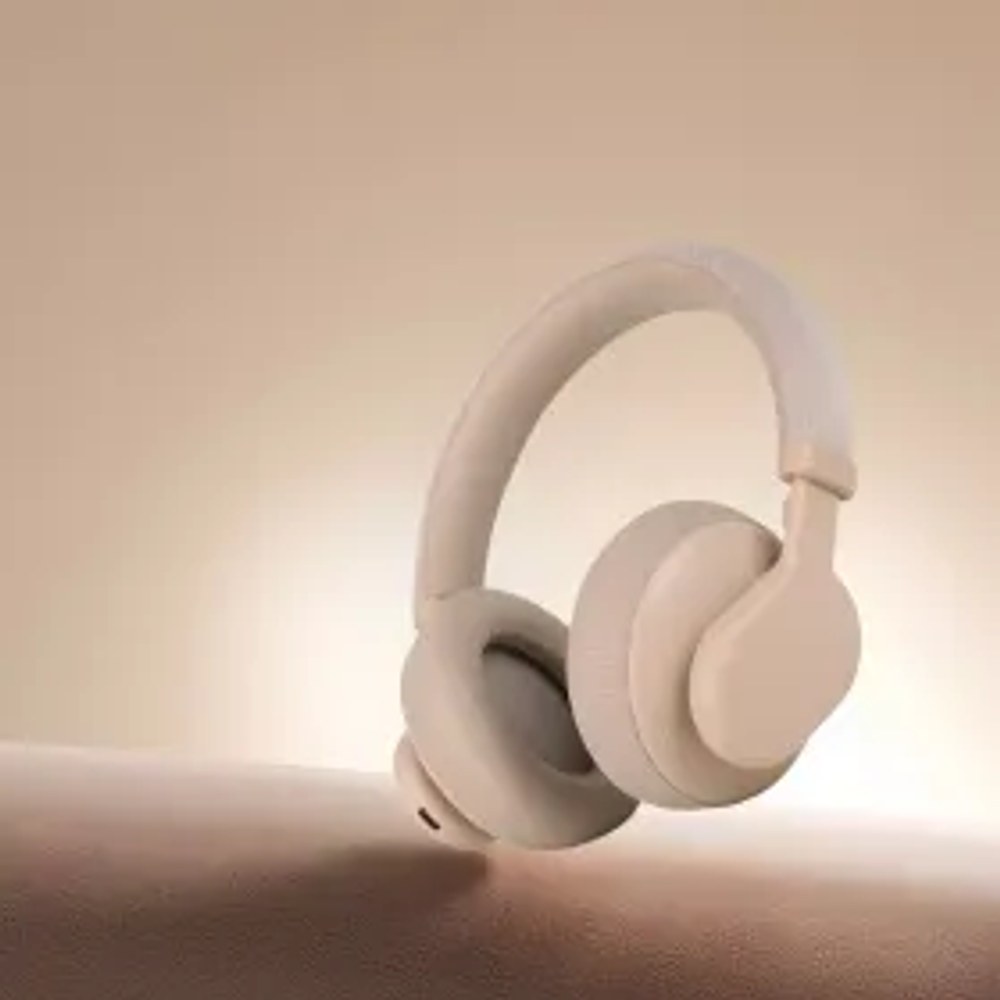 F-AUDIO Touch Beat bezdrátová sluchátka bluetooth ANC růžová