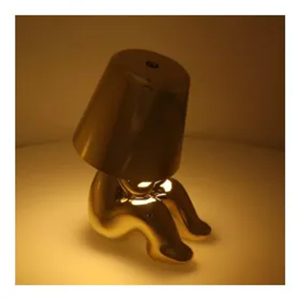 Stolní lampa u postele GOLD MAN Art Deco sedák (verze 4) MLTL