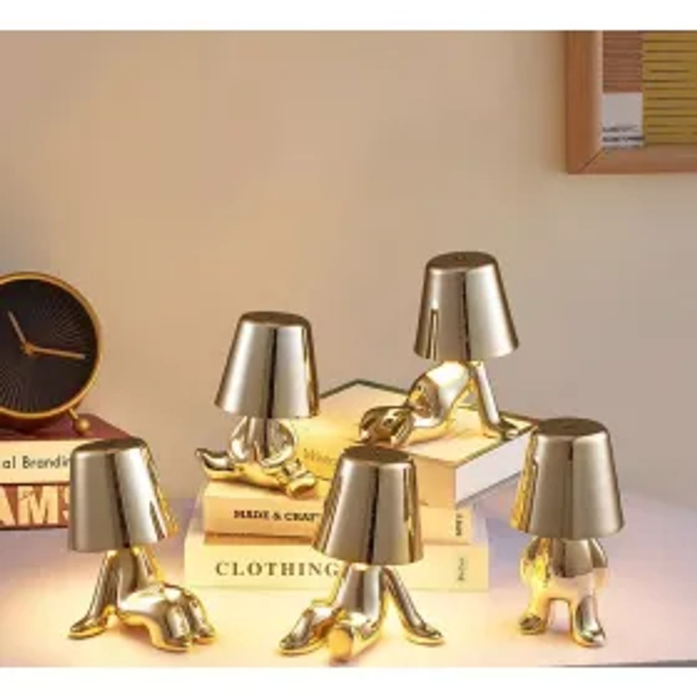 Stolní noční stolní lampa GOLD MAN Art Deco stojící (verze 1) MLTL