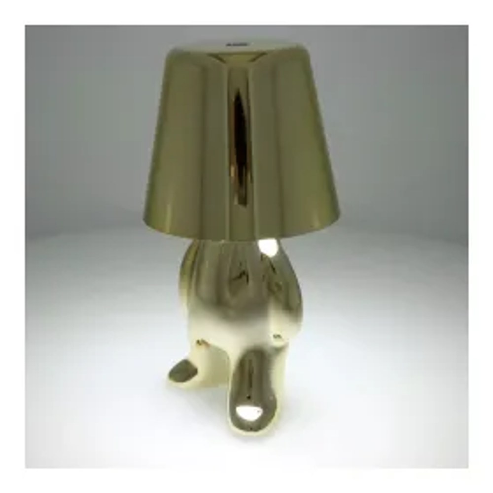 Stolní noční stolní lampa GOLD MAN Art Deco stojící (verze 8) MLTL