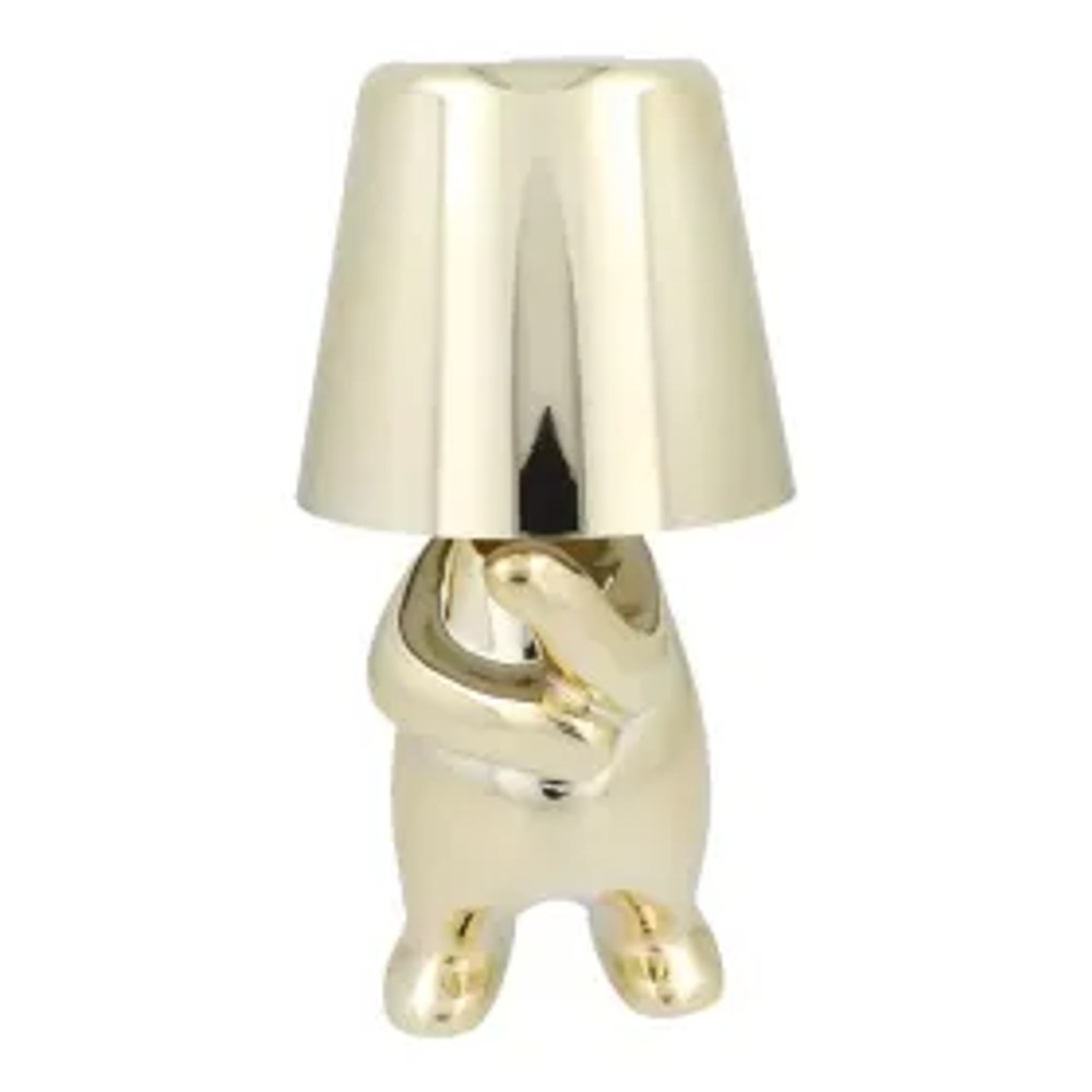Stolní noční stolní lampa GOLD MAN Art Deco stojící (verze 3) MLTL