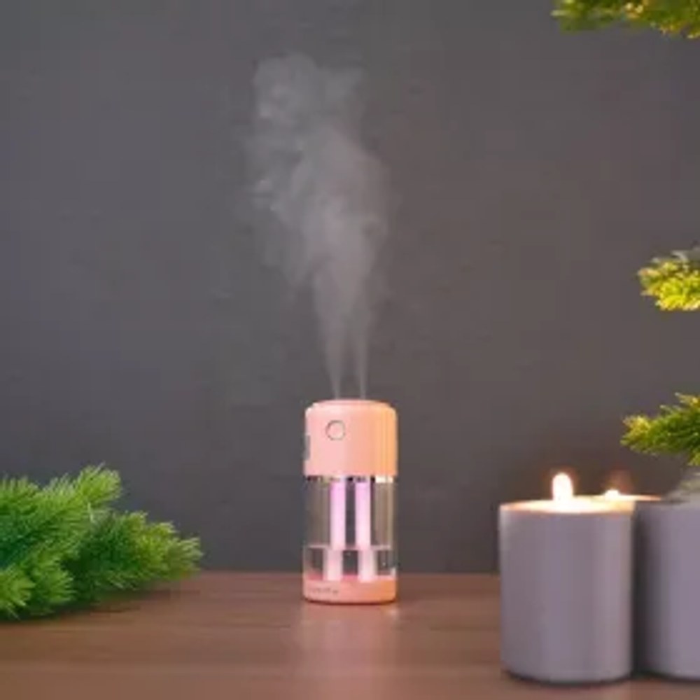 Aromaterapeutický stroj / zvlhčovač / difuzér H10 růžový