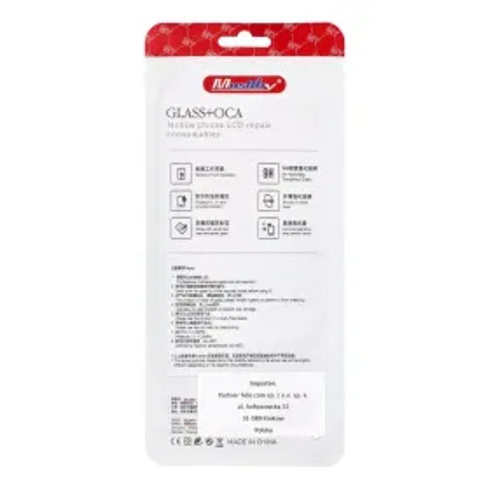 Přední sklo MUSTTBY + OCA SAMSUNG j6