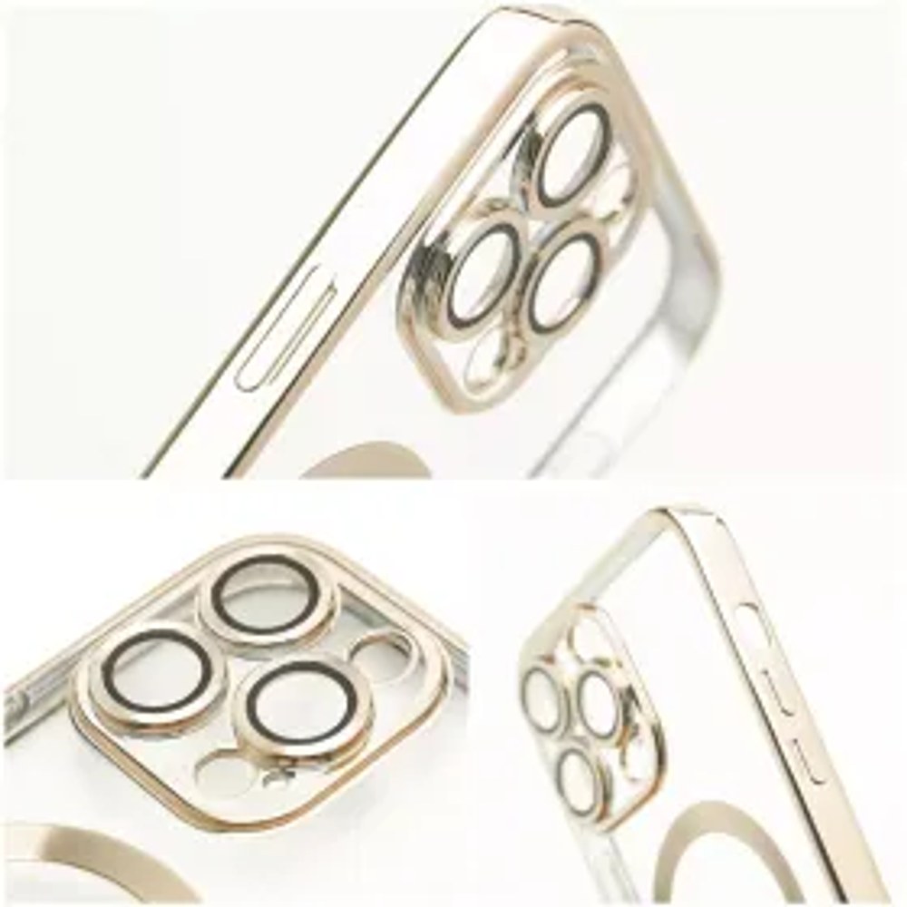 Pouzdro ELECTRO MAG COVER kompatibilní s MagSafe pro IPHONE 16 Pro gold