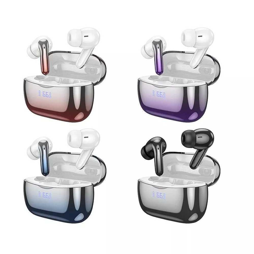 Bezdrátová sluchátka HOCO bluetooth TWS ANC ENC EQ16 černá glazura