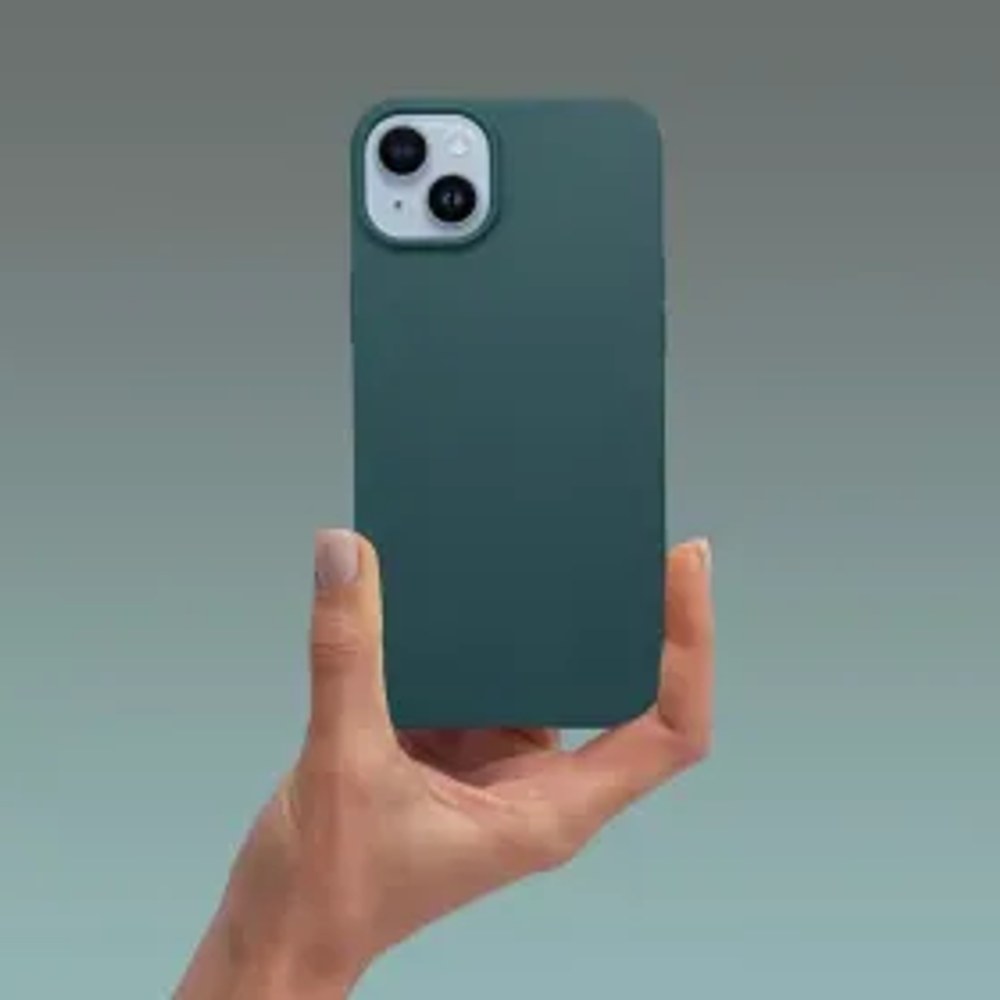 MATNÉ pouzdro pro SAMSUNG S25 Plus tmavě zelené