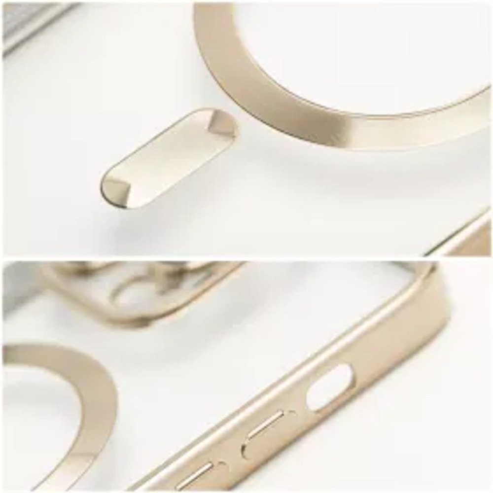 Pouzdro ELECTRO MAG COVER kompatibilní s MagSafe pro IPHONE 16 Pro Max zlaté