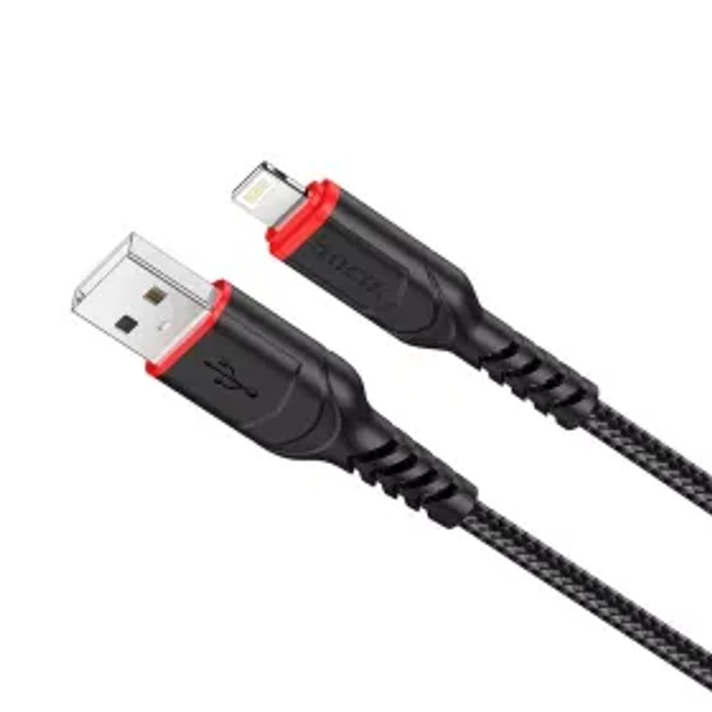 HOCO kabel USB do iPhone Lightning 8-pin 2,4A VICTORY X59 1 metr black