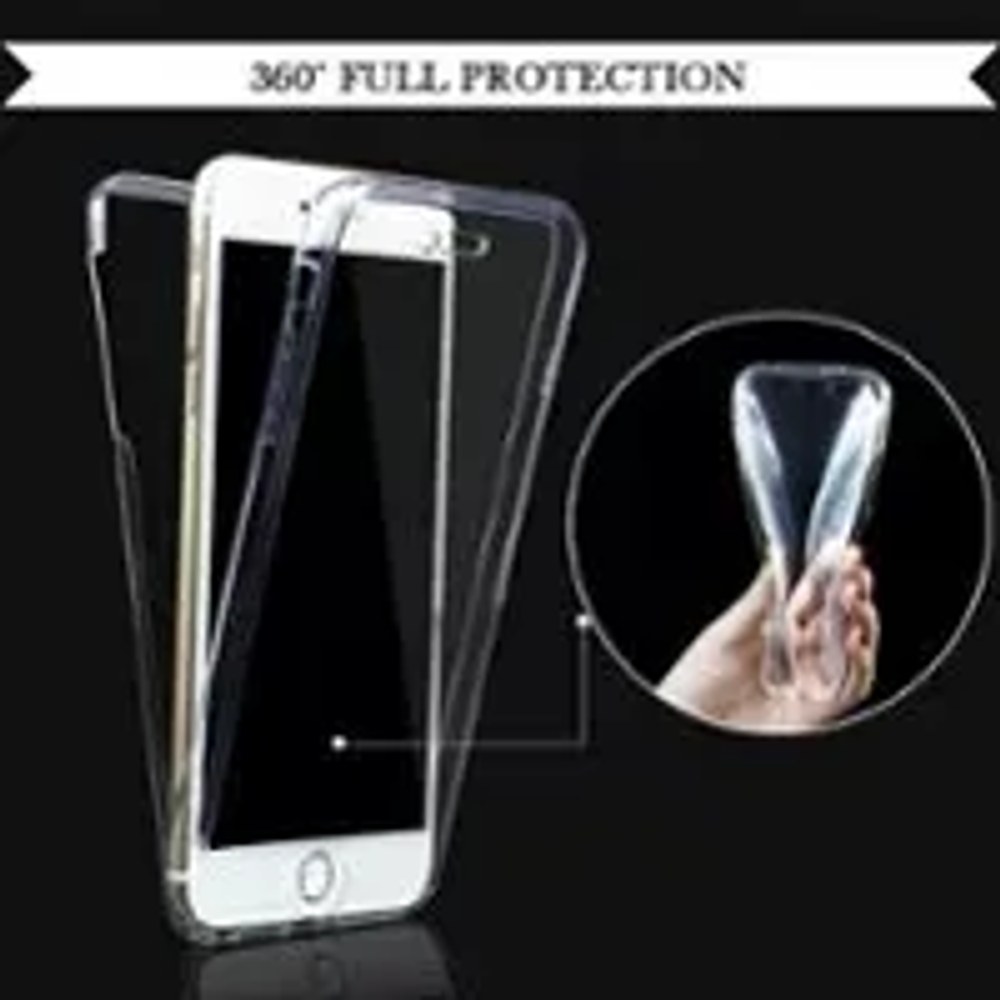 Přední a zadní silikonové pouzdro Huawei P8 Lite transparentnÍ