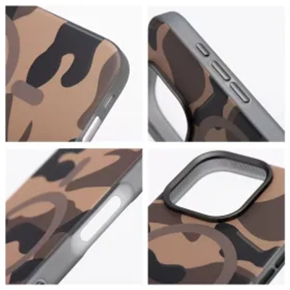 Úrovně F-PROTECT s technologií Dual Layer 4D, Military Drop-Test kompatibilní s MagSafe pro pouštní kamufláž SAMSUNG S25 ULTRA