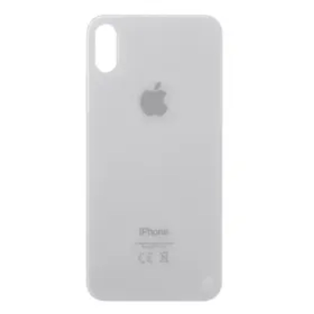 Kryt baterie sklo iPhone X WHITE s větším otvorem na kameru eu
