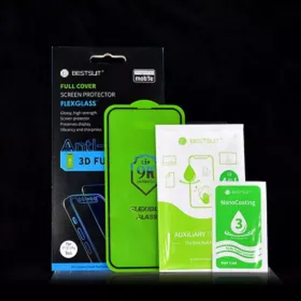 Nejvhodnější flexibilní hybridní sklo 5D pro Xiaomi Redmi Note 14 4G/5G černé
