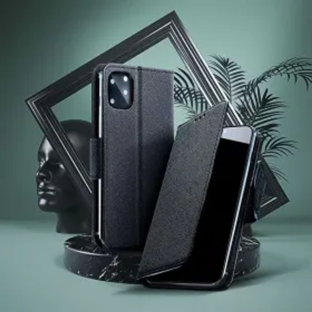 Pouzdro FANCY Book pro XIAOMI Redmi Note 14 5G černé