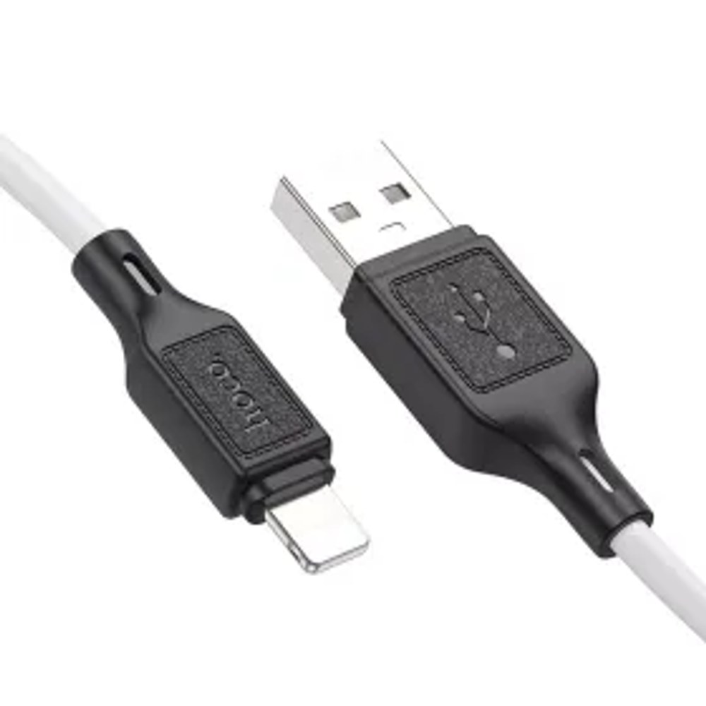 HOCO kabel USB A do Lightning 2,4A X90 1m bílý