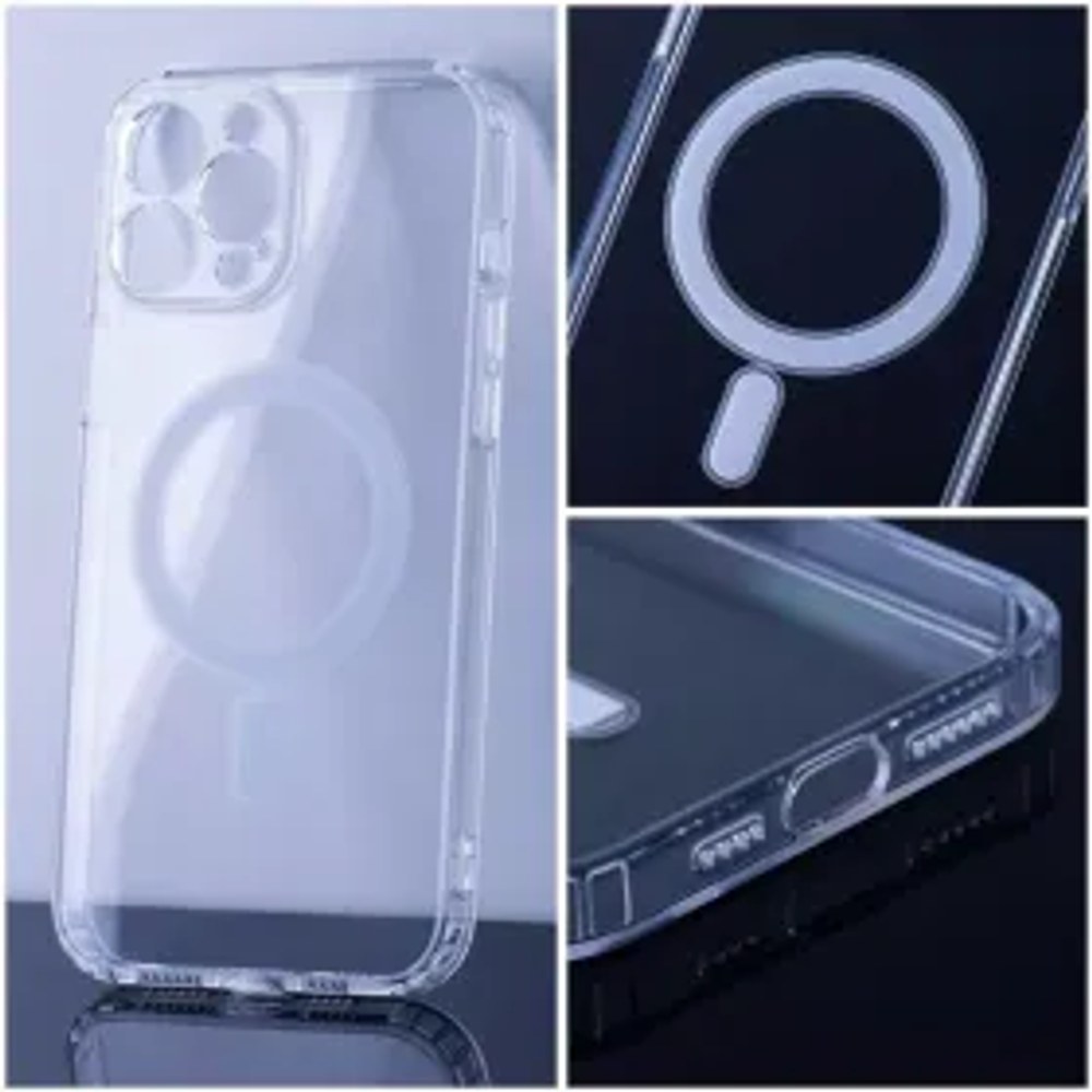 Pouzdro CLEAR MAG COVER kompatibilní s MagSafe pro SAMSUNG A56 průhledné