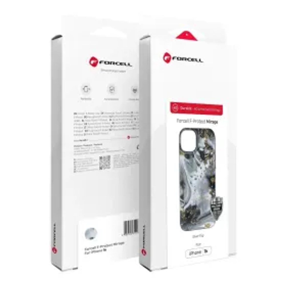 F-PROTECT Mirage, Military Drop-Tested pouzdro kompatibilní s MagSafe pro IPHONE 15 PRO MAX stříbrná mlha