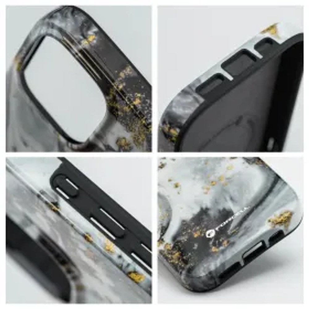 F-PROTECT Mirage, Military Drop-Tested pouzdro kompatibilní s MagSafe pro IPHONE 15 PRO stříbrná mlha