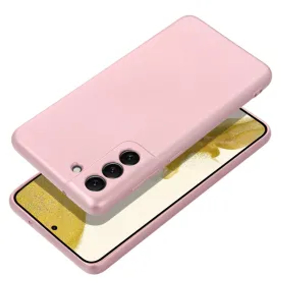 METALLICKÉ pouzdro pro SAMSUNG S25 růžové