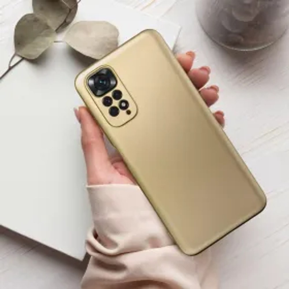 METALLICKÉ pouzdro pro XIAOMI Redmi NOTE 14 Pro 5G zlaté