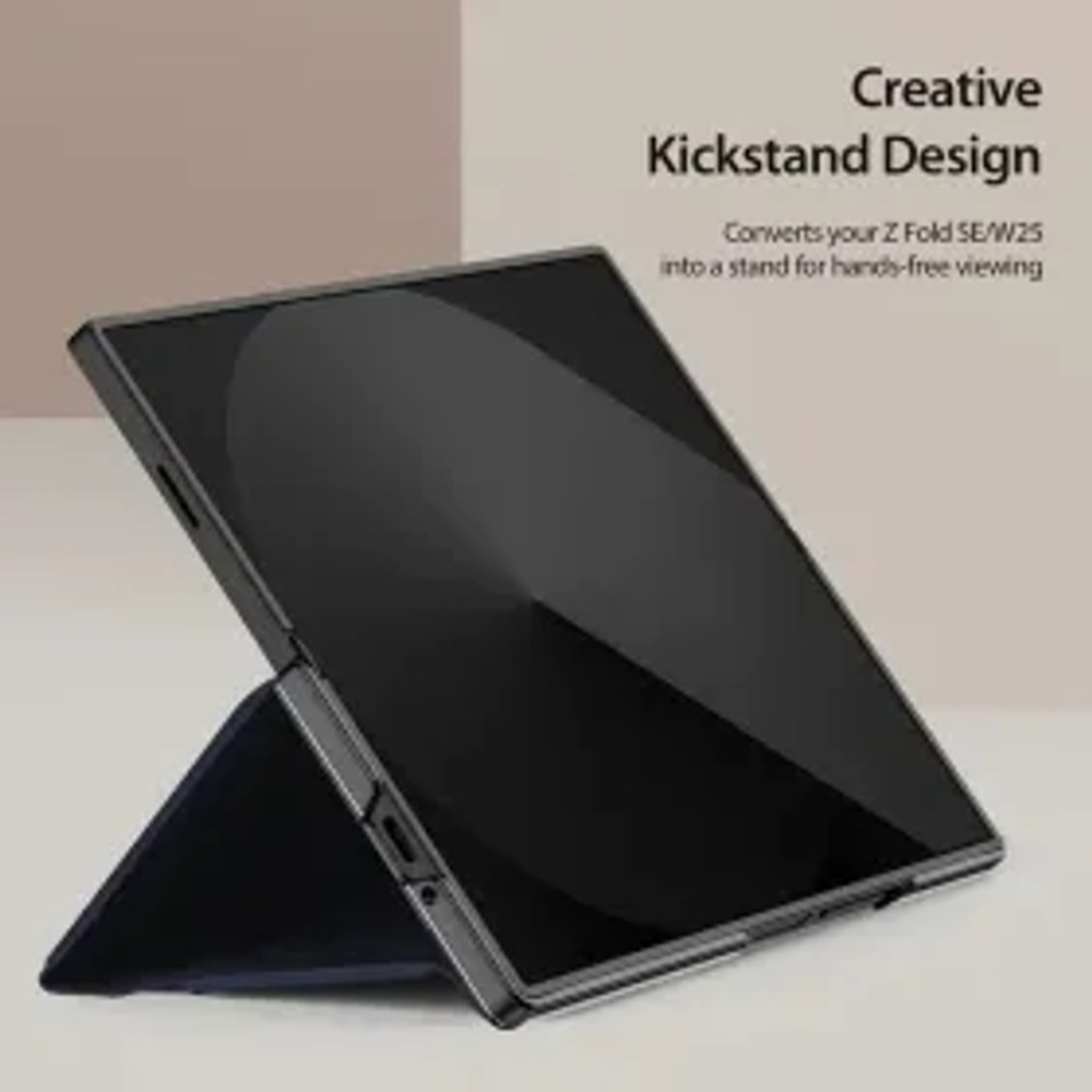 Pouzdro DUX DUCIS BRIL s držákem na pero pro SAMSUNG Z Fold SE/W25 modré