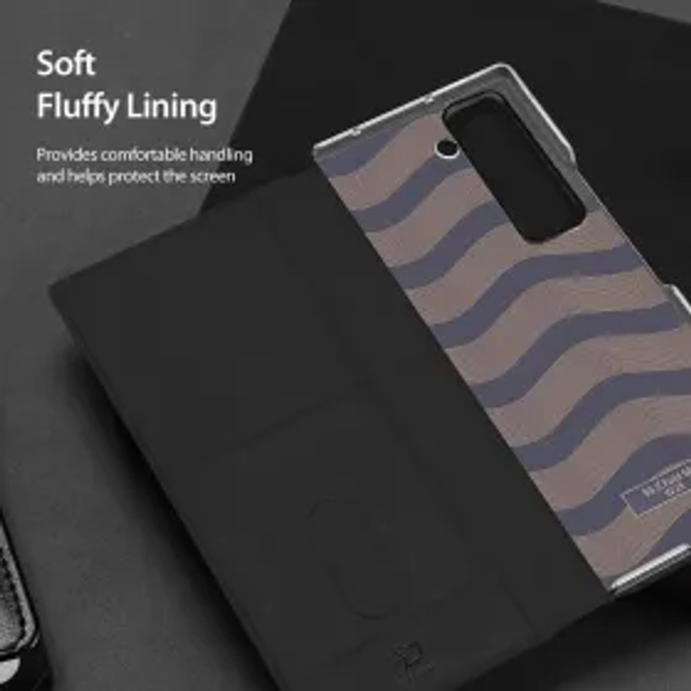 Pouzdro DUX DUCIS BRIL s držákem na pero pro SAMSUNG Z Fold SE/W25 černé