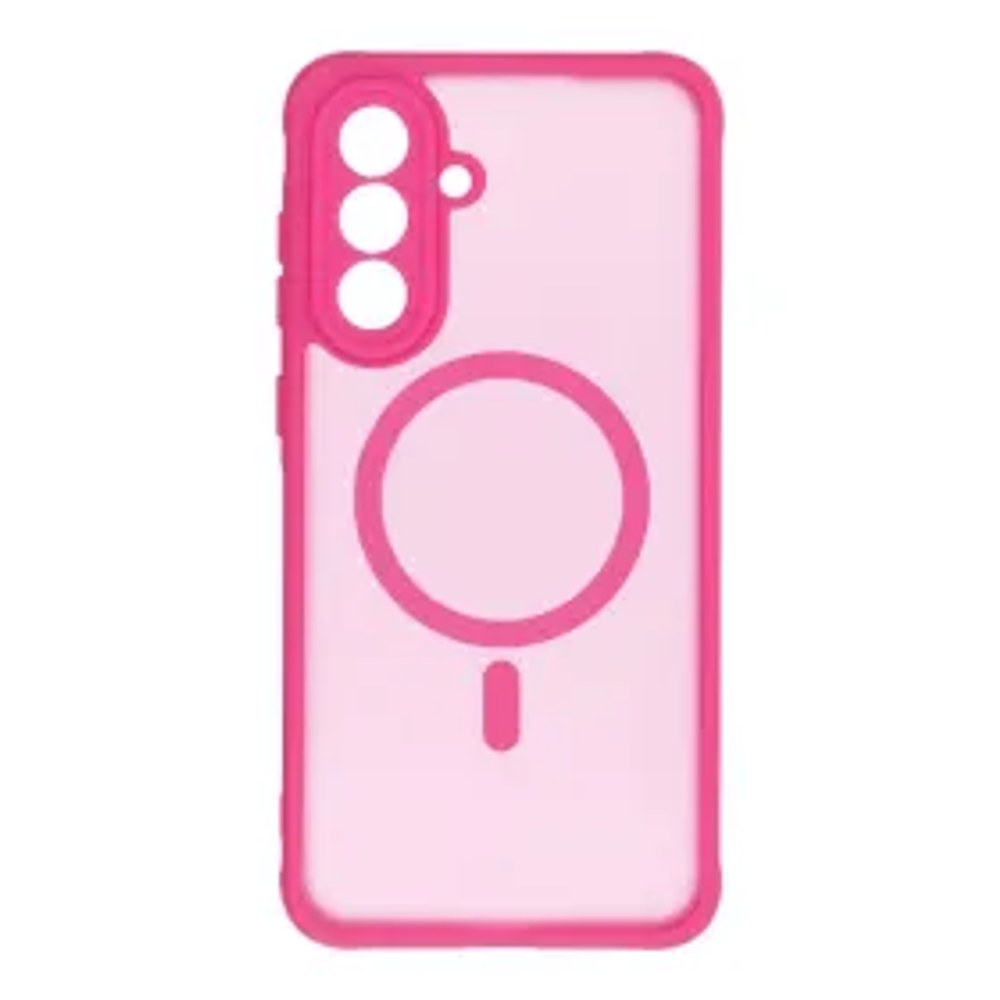 Pouzdro FULL MATTE MAG COVER kompatibilní s MagSafe pro SAMSUNG S25 Plus růžové