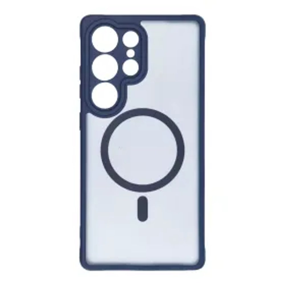 Pouzdro FULL MATTE MAG COVER kompatibilní s MagSafe pro SAMSUNG S25 blue