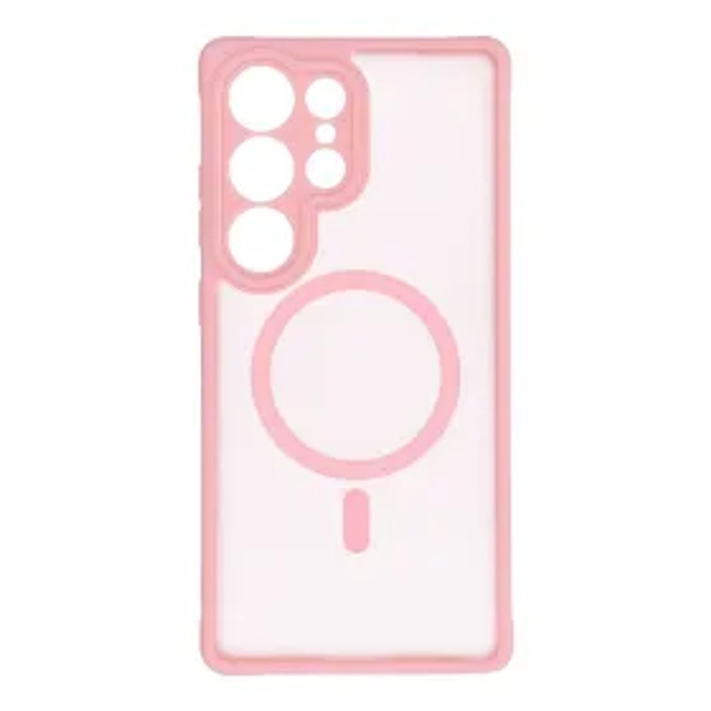 Pouzdro FULL MATTE MAG COVER kompatibilní s MagSafe pro XIAOMI REDMI NOTE 14 PRO 5G jasny różowy