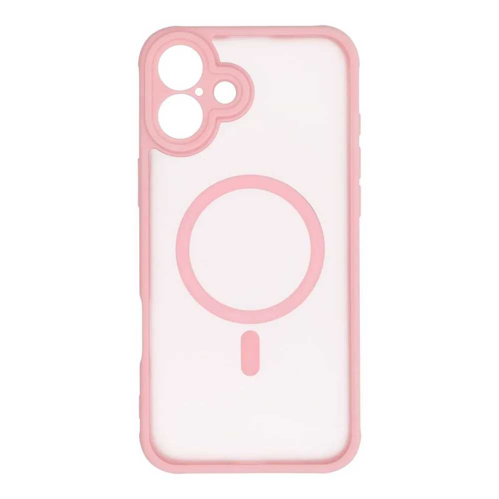 Pouzdro FULL MATTE MAG COVER kompatibilní s MagSafe pro IPHONE 12 Pro Max jasny różowy