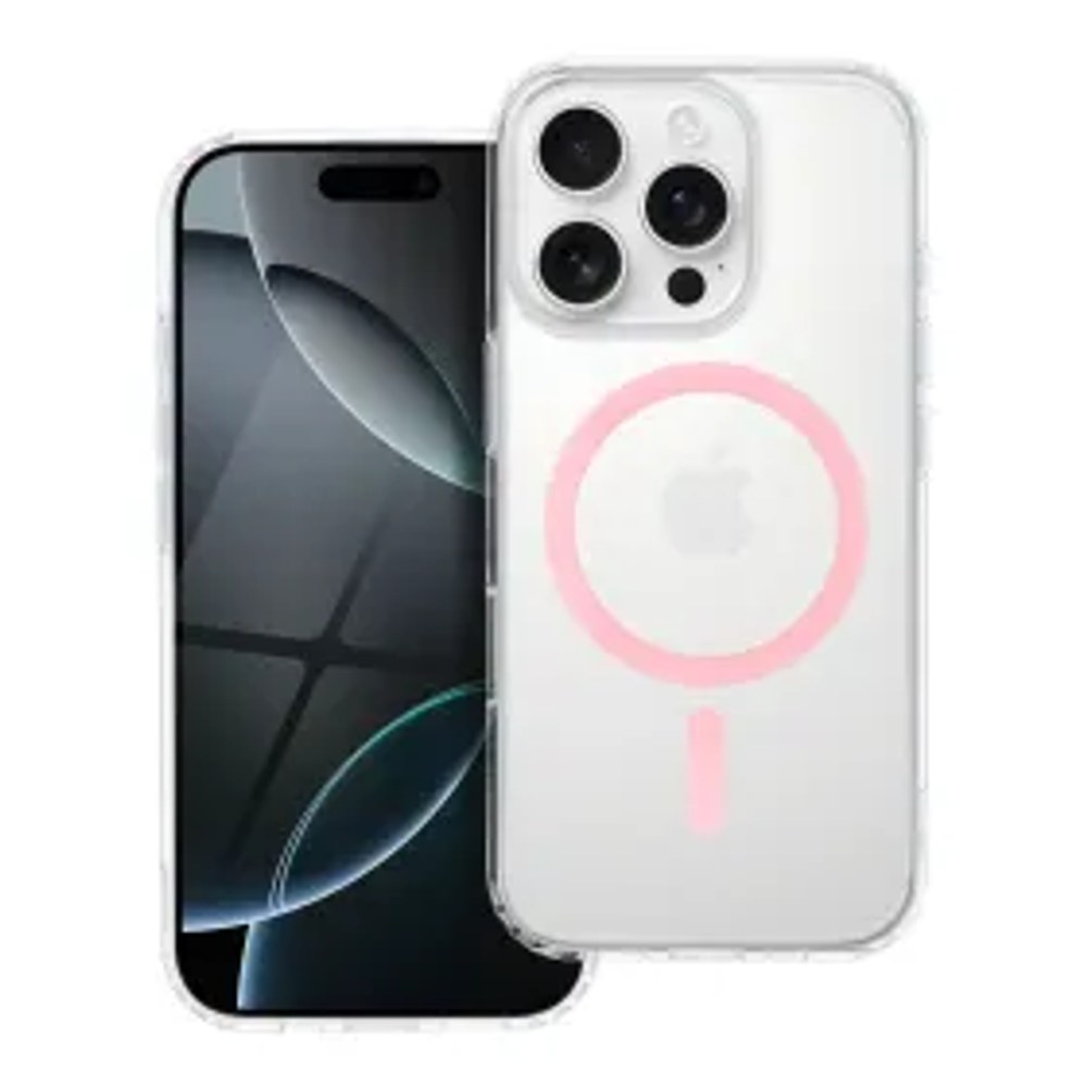 Drop Glue Barevný kroužek Mag Cover kompatibilní s MagSafe pro IPHONE 12 MINI růžový