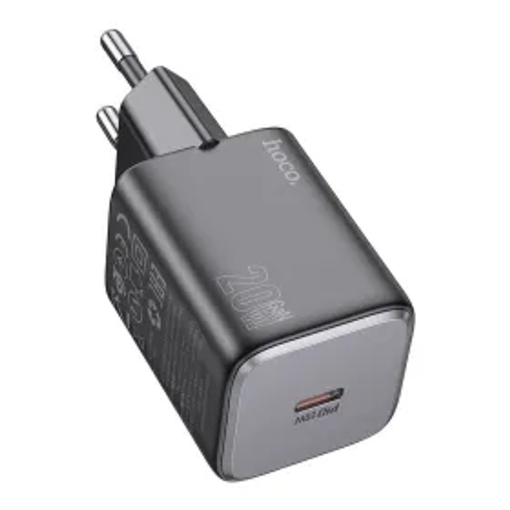 HOCO nástěnná nabíječka Typ C QC PD 20W N40 černá