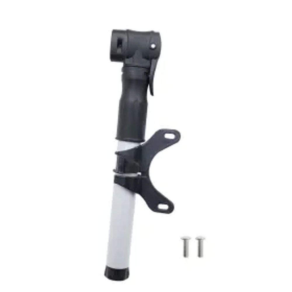 Mini pumpa s montážním držákem pro kolo / skútr FSPMP-387 černá stříbrná