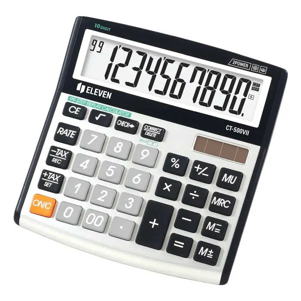 Stolní kalkulačka ELEVEN CT-500VII černá bílá