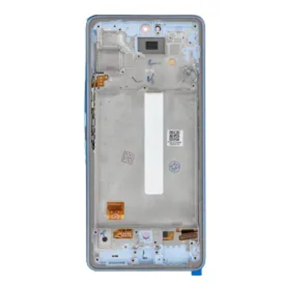 LCD displej pro SAMSUNG A53 A536 HARD OLED s rámečkem modrý