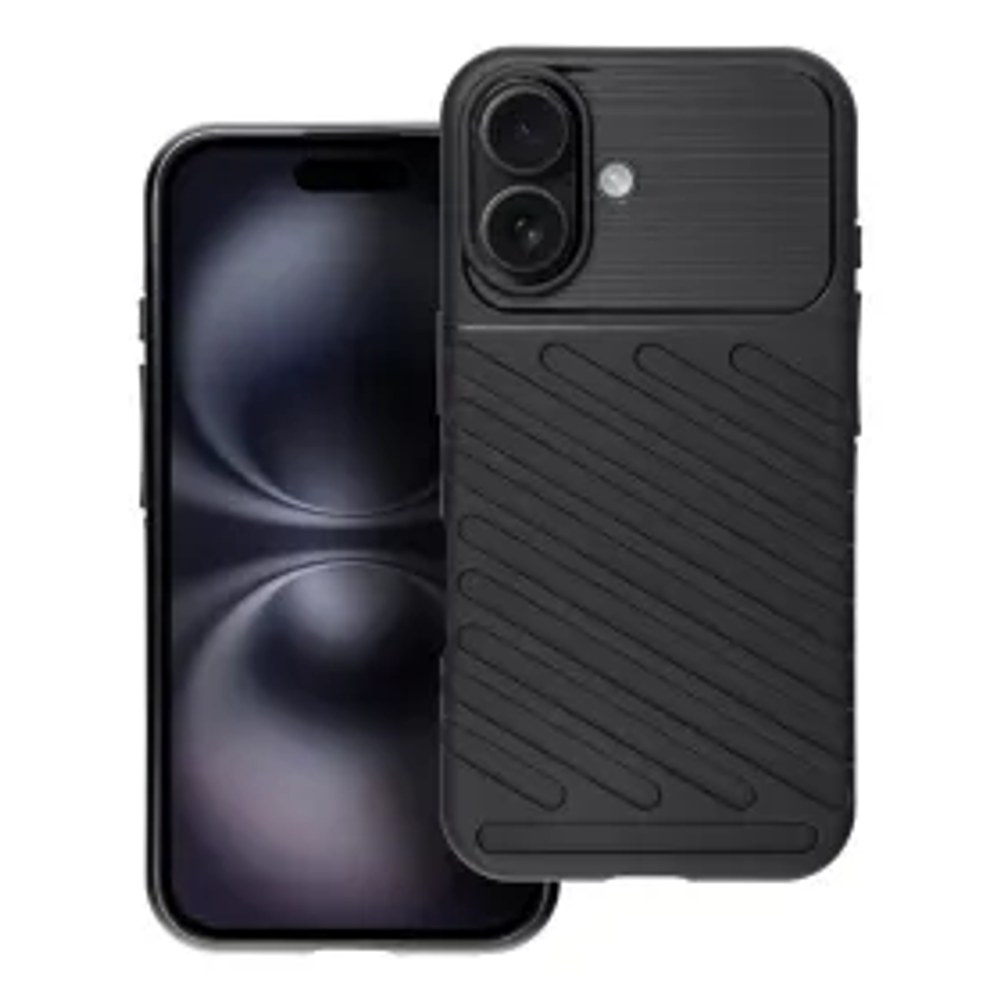 Pouzdro CARBON pro IPHONE 16 Pro Max černé