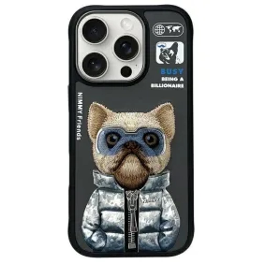 NIMMY pouzdro COOL&CUTE 2.0 Dog pro IPHONE 16 Pro černé