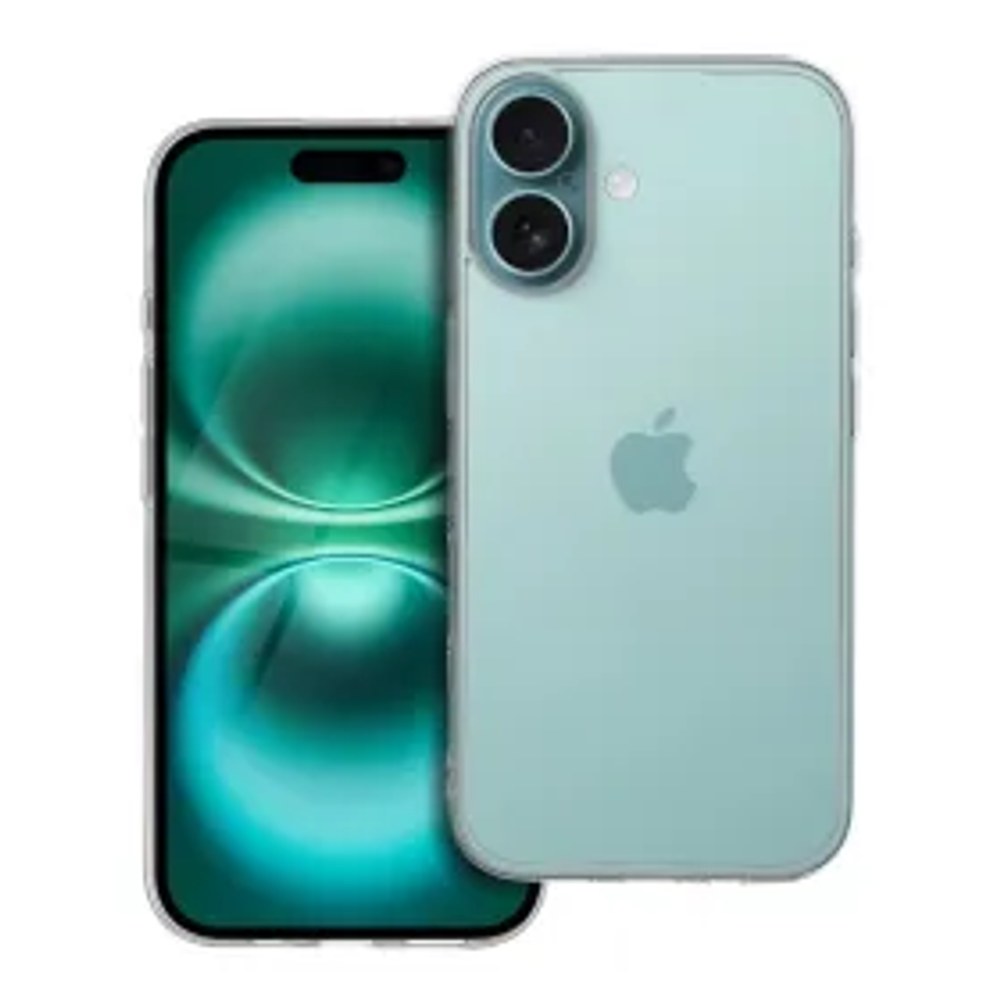 Pouzdro CLEAR 2 mm pro IPHONE 16 (ochrana fotoaparátu) transparentní
