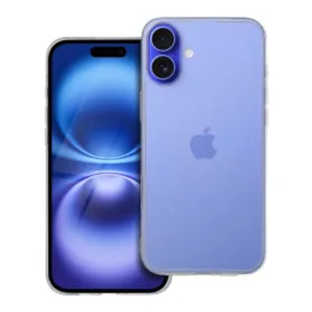 Pouzdro CLEAR 2 mm pro IPHONE 16 Plus transparentní