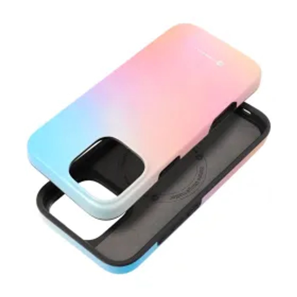 F-PROTECT Mirage, vojenské pouzdro testované při pádu, kompatibilní s MagSafe pro IPHONE 16 PRO MAX pinky blue