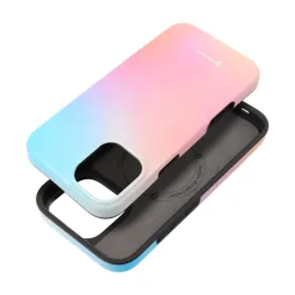 F-PROTECT Mirage, vojenské pouzdro testované při pádu, kompatibilní s MagSafe pro IPHONE 16 PLUS pinky blue