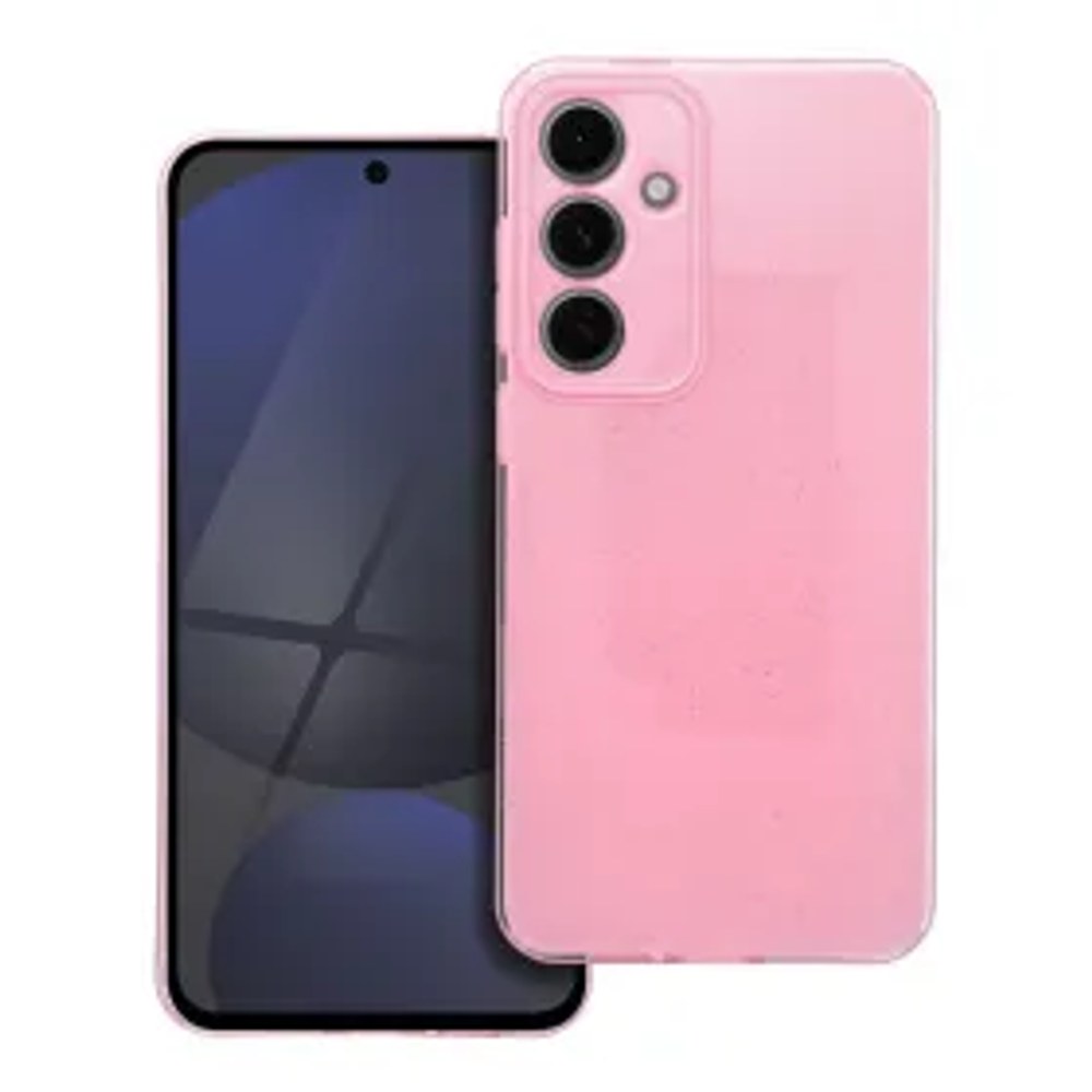 Čiré pouzdro 2 mm BLINK pro SAMSUNG S24 FE růžové