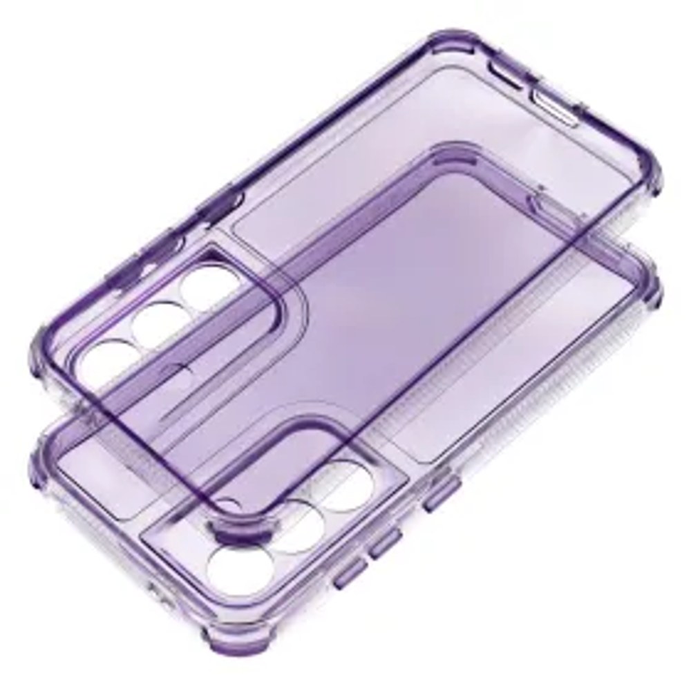 Pouzdro MATRIX CLEAR pro SAMSUNG S24 FE světle fialové